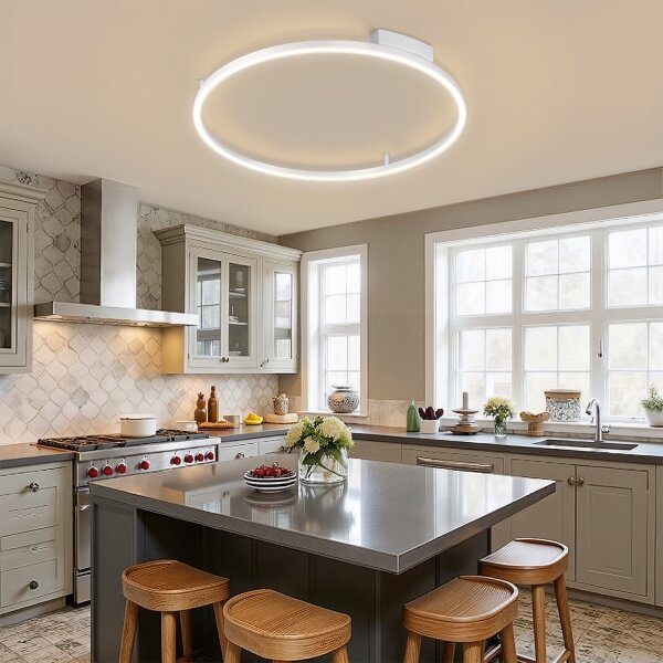 Brilagi - LED stmievateľné svietidlo PORTOFINO LED/60W/230V pr. 80 cm strieborné +DO