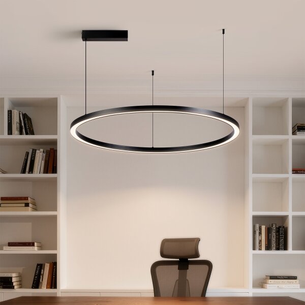 Brilagi - LED stmievateľný luster na lankách PORTOFINO LED/60W/230V pr. 80 cm čierna +DO