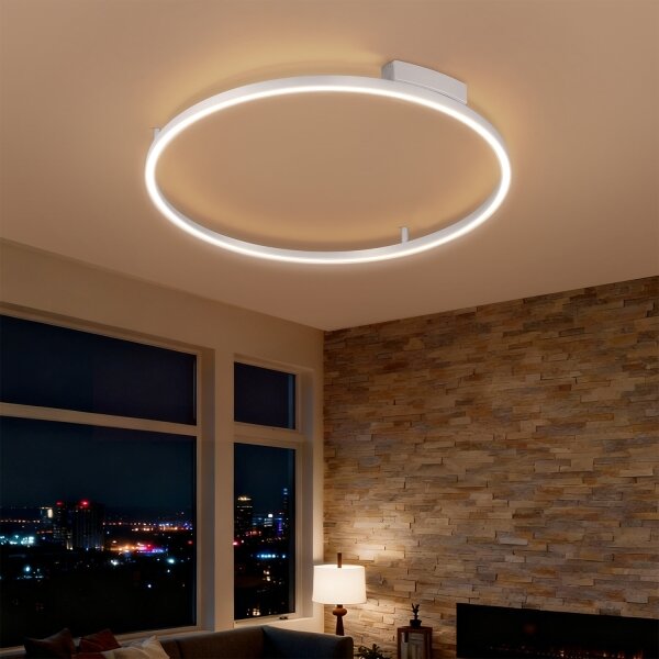 Brilagi - LED stmievateľné svietidlo PORTOFINO LED/60W/230V pr. 80 cm strieborné +DO