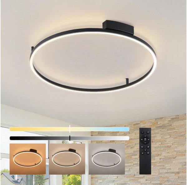 Brilagi - LED stmievateľné svietidlo PORTOFINO LED/60W/230V pr. 80 cm čierna + DO