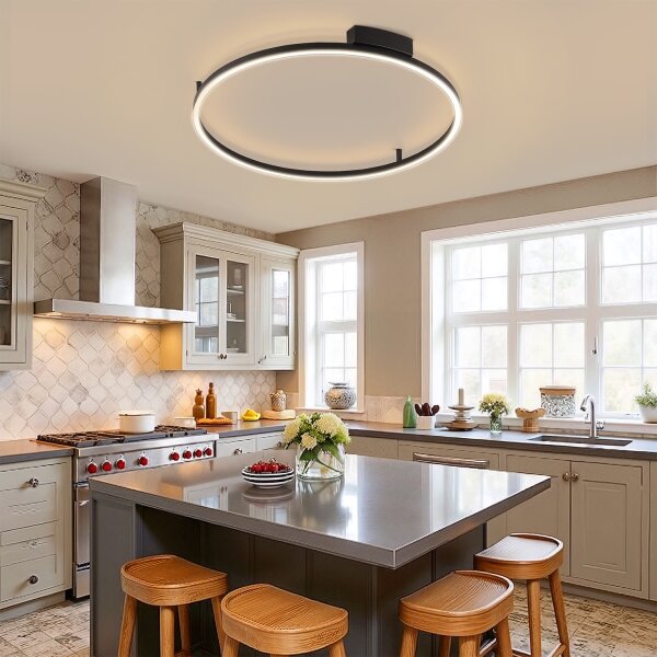 Brilagi - LED stmievateľné svietidlo PORTOFINO LED/60W/230V pr. 80 cm čierna + DO