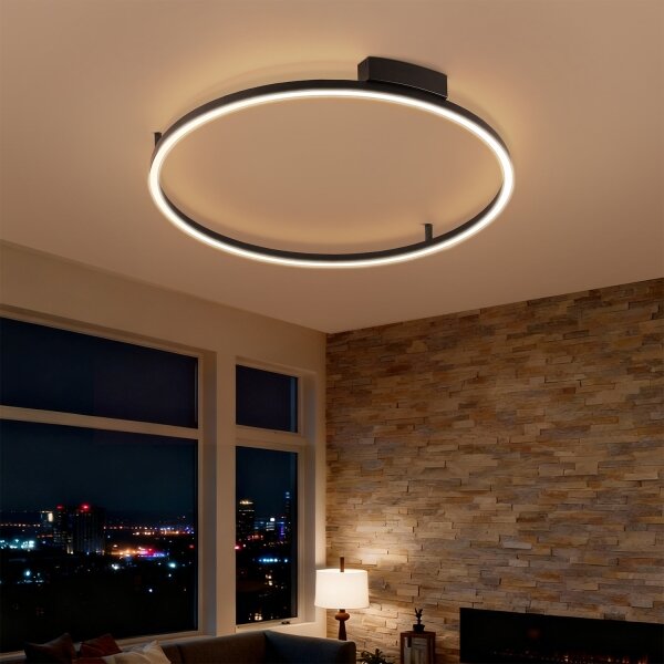Brilagi - LED stmievateľné svietidlo PORTOFINO LED/60W/230V pr. 80 cm čierna + DO