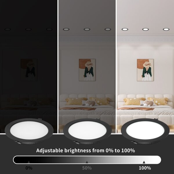 Immax NEO 07295L - LED stmievateľné podhľadové svietidlo DOWN LED/36W/230V Wi-Fi, Tuya priemer 23 cm, biele
