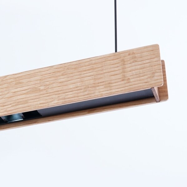 Immax NEO 07304L - LED stmievateľný luster na lane MADEIRA 33W/230V Wi-Fi Tuya 152 cm dub