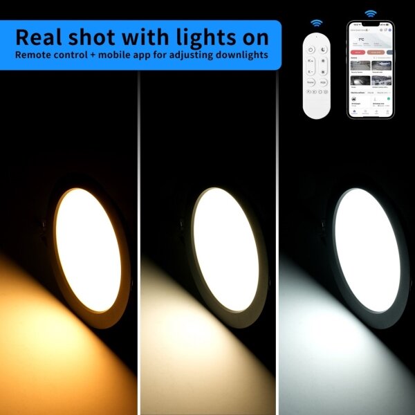 Immax NEO 07295L - LED stmievateľné podhľadové svietidlo DOWN LED/36W/230V Wi-Fi, Tuya priemer 23 cm, biele