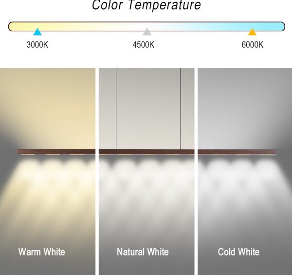 Immax NEO 07309L-LED stmievateľný luster na lanku so senzorom MADEIRA 37W/230V 157 cm orech