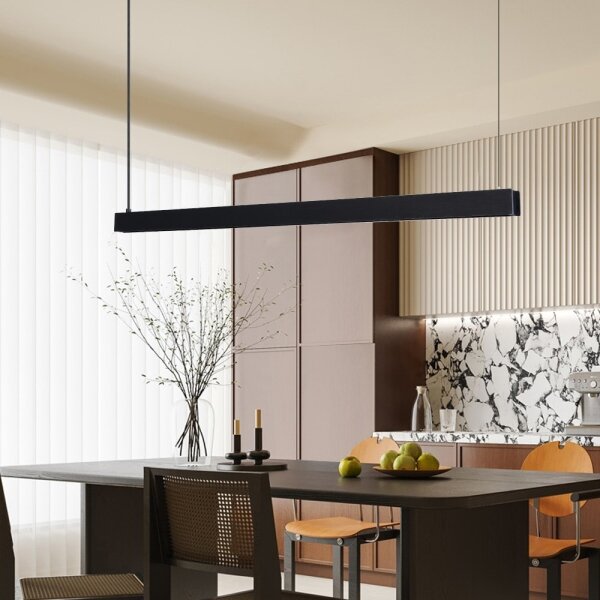 Immax NEO 07306L-LED Stmievaný luster na lanku MADEIRA 26W/230V Wi-Fi Tuya 122 cm čierna