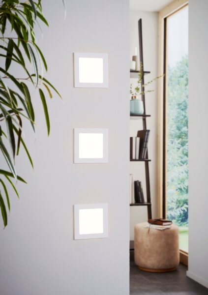 Eglo 94061 - LED zapustené stropné svietidlo FUEVA 1 LED/10,95W/230V 17x17 cm