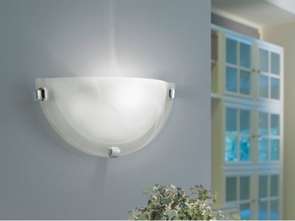 Eglo 7188 - Nástenné svietidlo SALOME 1xE27/60W/230V alabastrové sklo