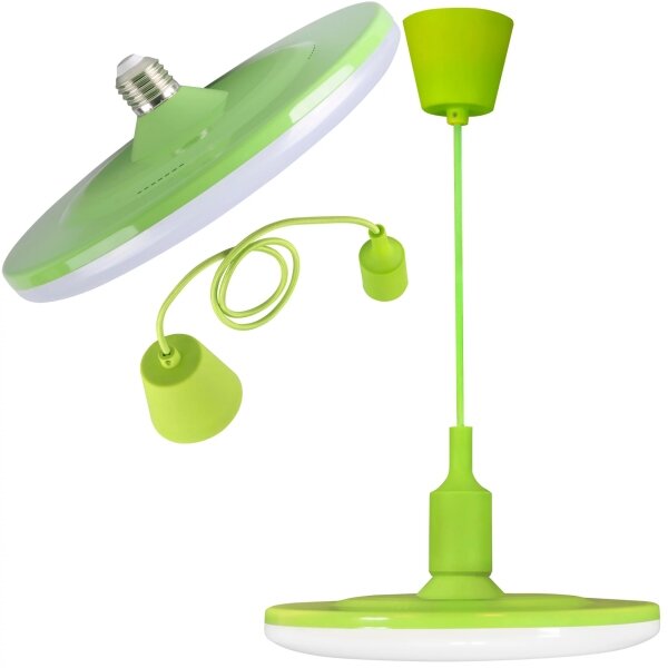 LED Závesné svietidlo KIKI 1xE27/15W/230V zelené