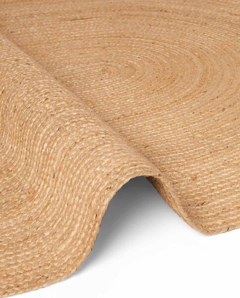 Koberec Hanse Home Jute Braided Rangpur naturálny / zlatý ovál