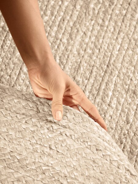 Koberec Hanse Home Jute Braided Rangpur naturálny / slonia kosť ovál
