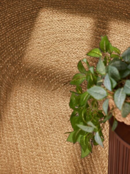 Koberec Hanse Home Jute Braided Rangpur naturálny / zlatý ovál