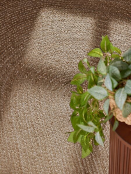 Koberec Hanse Home Jute Braided Rangpur naturálny / hnedý ovál