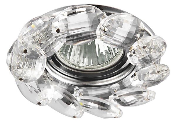 LUXERA 71073 - Bodové svietidlo CRYSTALS 1xGU10/50W/230V