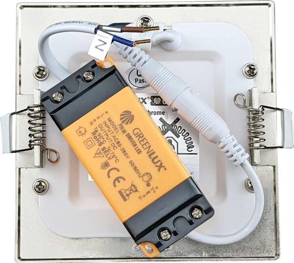 LED Kúpeľňové podhľadové svietidlo VEGA LED/6W/230V 2800K 11,8 cm IP44