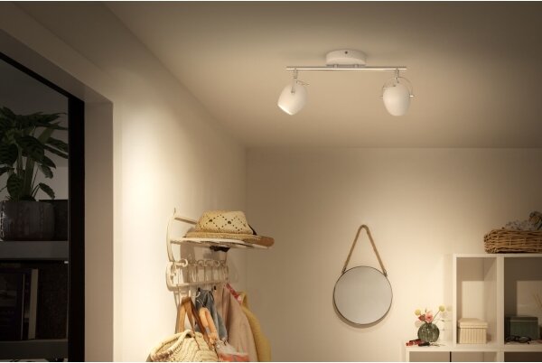 Philips Lirio 57032/31/P0 - LED Bodové svietidlo PLANET 2xLED/4,2W/230V
