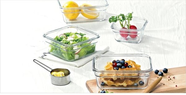 GLASSLOCK SKLENENÁ NÁDOBA DO MIKROVLNNEJ RÚRY 460 ML