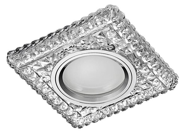 71096 - Podhľadové svietidlo ELEGANT GLASS FIX 1xGU10/50W+LED/3W