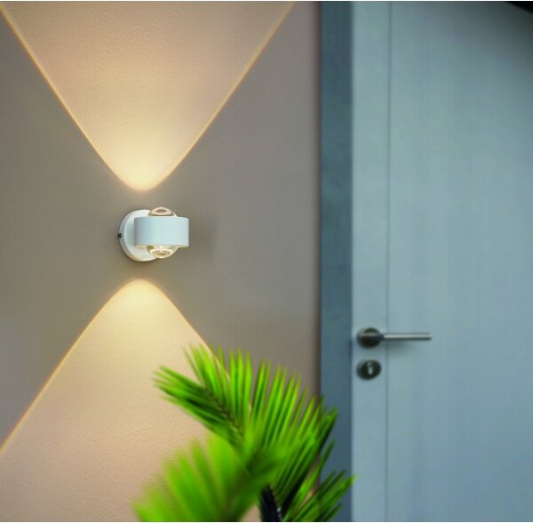 Eglo 98747 - LED Vonkajšie nástenné svietidlo TREVIOLO 2xLED/2W/230V IP44