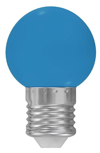 LED žiarovka E27/1W/230V modrá 5500-6500K