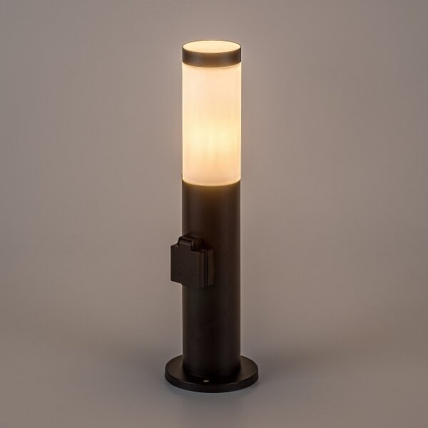Rabalux 77194 - Vonkajšia lampa so zásuvkou BLACK TORCH 1xE27/25W/230V IP44