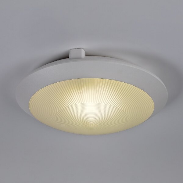 Rabalux 77236 - Vonkajšie stropné svietidlo WELRO 1xE27/9W/230V IP65 priemer 30 cm biele