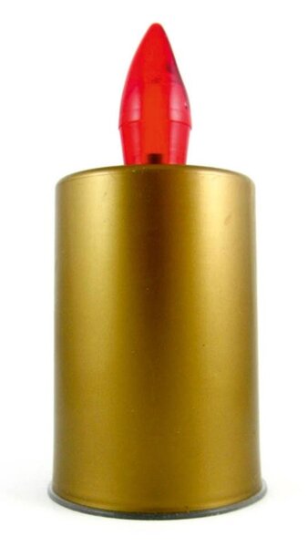 LED Sviečka LED/2xAA teplá biela 10,8 cm zlatá