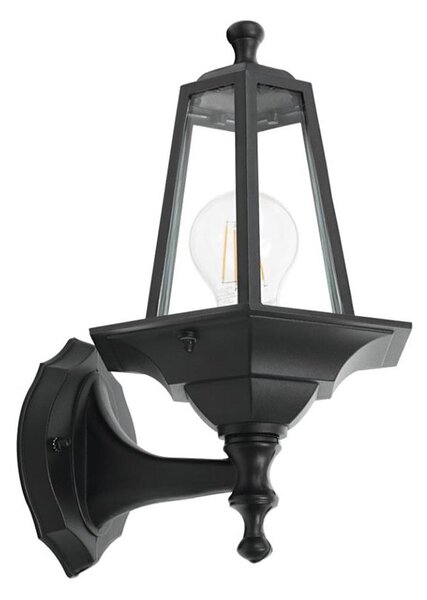 Eglo 55763 - LED vonkajšie nástenné svietidlo 1xE27/4W/230V IP44 čierne