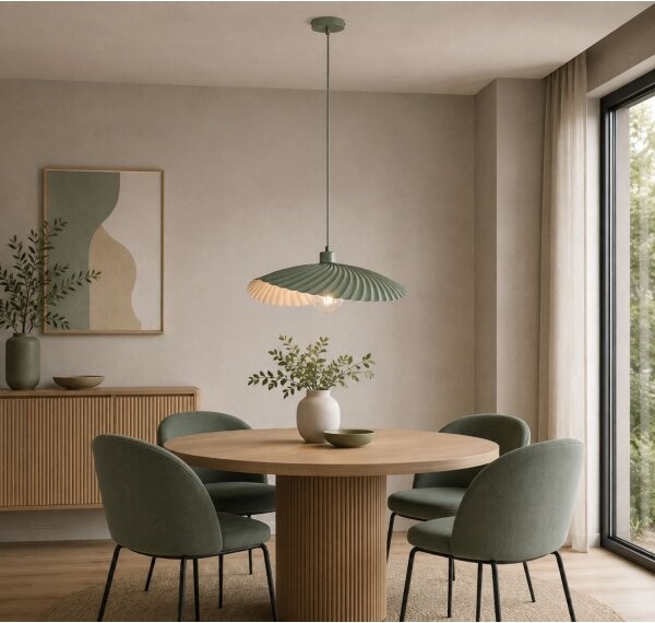 Rabalux 72056 - Luster na lanku BRIDGET 1xE27/40W/230V zelená
