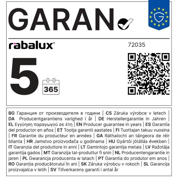 Rabalux 72035 - LED luster na lanku ZAYEN LED/10W/230V 3000K zlatý