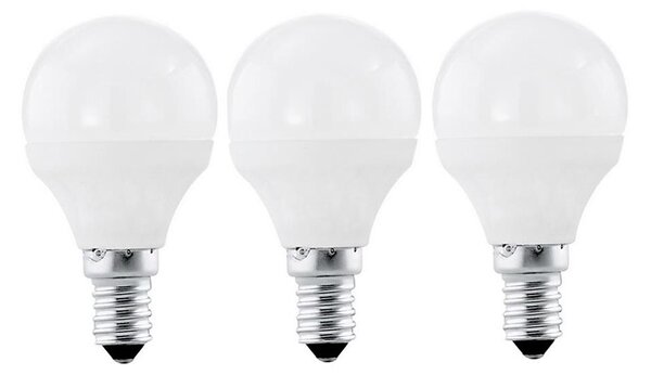 Eglo 10698 - SADA 3x LED Žiarovka E14/4W/230V 320lm 3000K