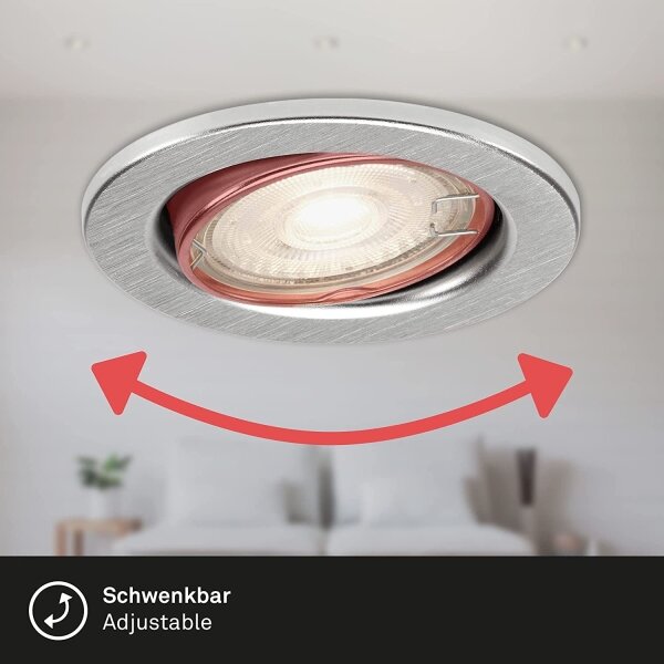 Briloner 7149-039-SADA 3xLED Stmievateľné kúpeľňové svietidlo 1xGU10/5W/230V IP23