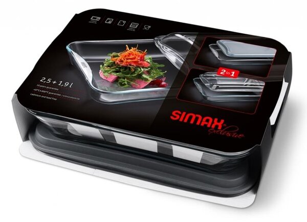 SIMAX SMART TOUCH ZAPEKACIA MISA + 2KS POKRIEVKY (2,5+1,9 L)