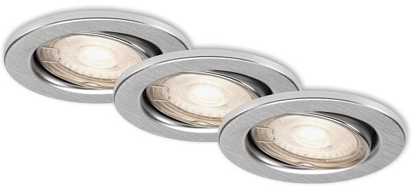 Briloner 7149-039-SADA 3xLED Stmievateľné kúpeľňové svietidlo 1xGU10/5W/230V IP23