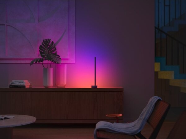 Philips - LED RGB Stmievateľná stolná lampa Hue LED/12W/230V 2000-6500K čierna