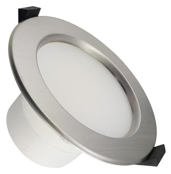 LED Kúpeľňové podhľadové svietidlo LED/10W/230V 4000K strieborná IP44