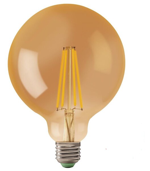 LED Žiarovka LEDSTAR AMBER G125 E27/8W/230V 2200K