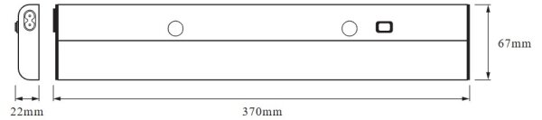 Osram - LED podlinkové svietidlo LINEAR LED/5W/230V 4000K 37 cm strieborné