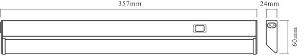 Osram - LED podlinkové svietidlo LINEAR LED/6W/230V 3000K 35,7 cm strieborné
