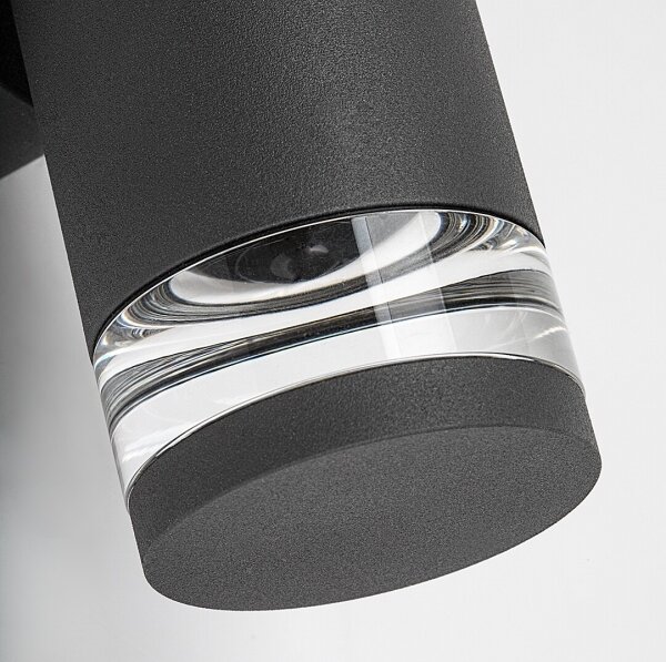 Rabalux 77072 - Vonkajšie nástenné svietidlo TORNIO 2xGU10/10W/230V IP54 antracit