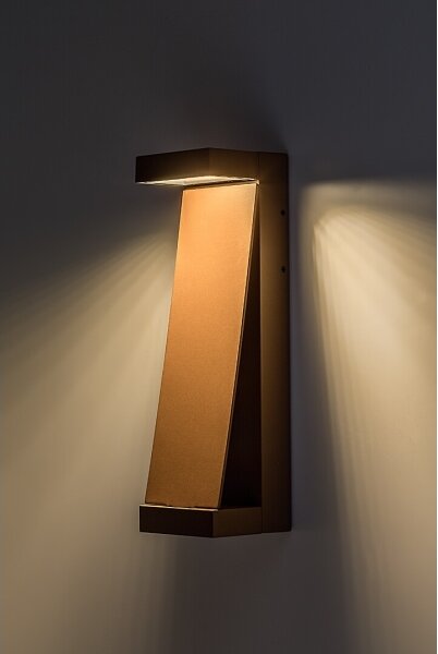 Rabalux 77068 - LED vonkajšie nástenné svietidlo BRADU LED/13W/230V IP65 hnedé