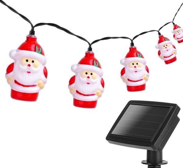 Aigostar - LED solárna svetelná reťaz 10xLED/3,8 m IP44 studená biela