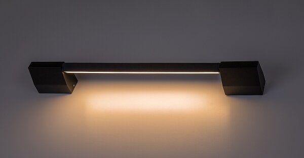 Rabalux 77052 - LED Vonkajšie nástenné svietidlo ZILINA LED/8W/230V IP54 59,5 cm čierna