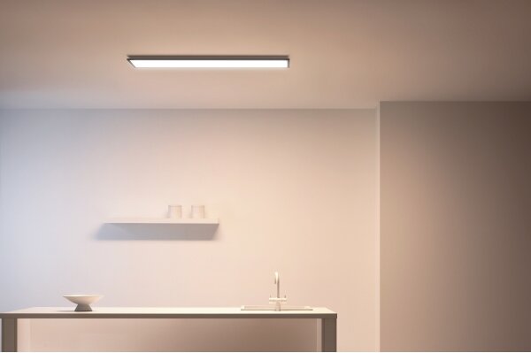 WiZ - LED Stmievateľný panel SUPERSLIM LED/36W/230V 2700-6500K Wi-Fi čierna