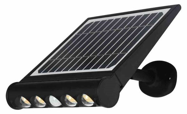 LED solárna nástenná lampa so senzorom pohybu LED/8W/3,7V 4000mAh 4000K IP65