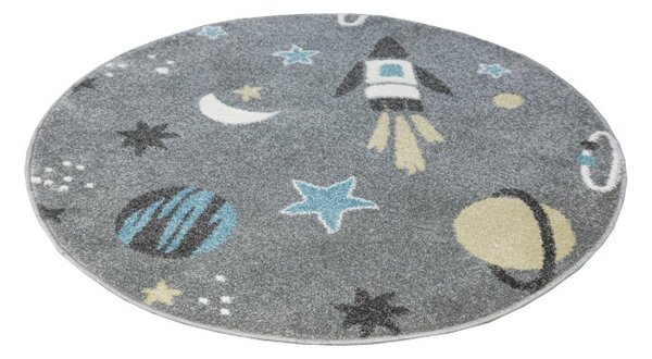 Koberec Lima C276A Rocket Space Grey sivý / krémový kuh