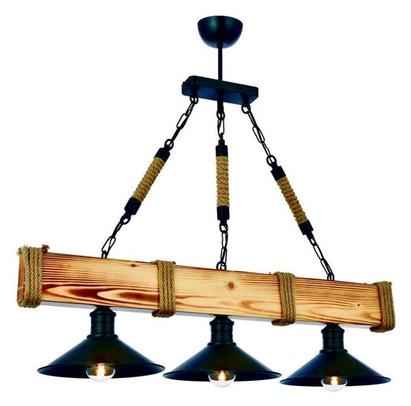 Luster na reťazi KUTUK 3xE27/60W/230V