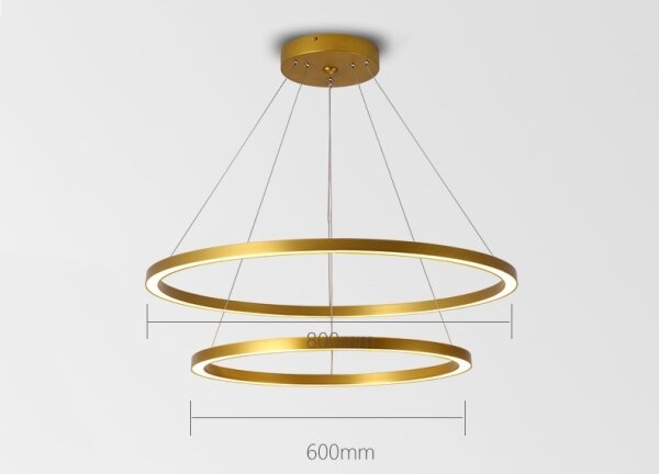 Immax NEO 07159-G80-60 - LED Stmievateľný luster FINO LED/93W/230V Tuya zlatá + DO
