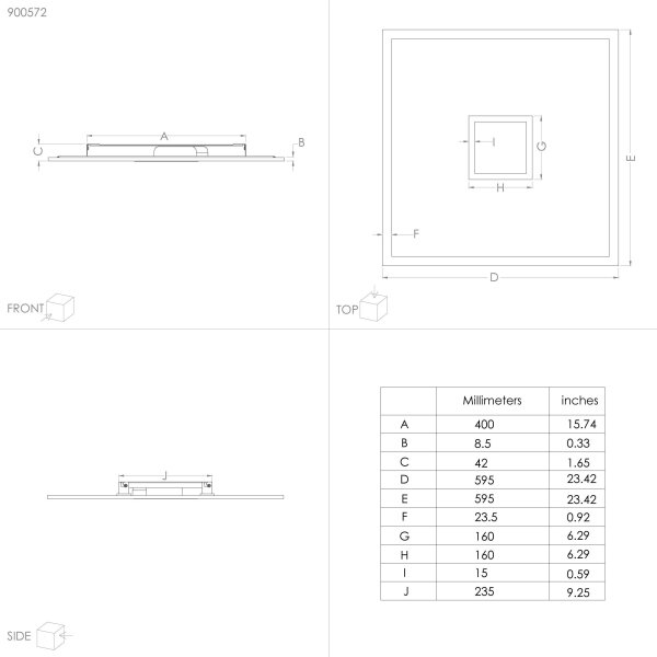 Eglo 900572 - LED RGBW stmievateľné stropné svietidlo BORDONARA LED/36W/230V + diaľkový ovládač